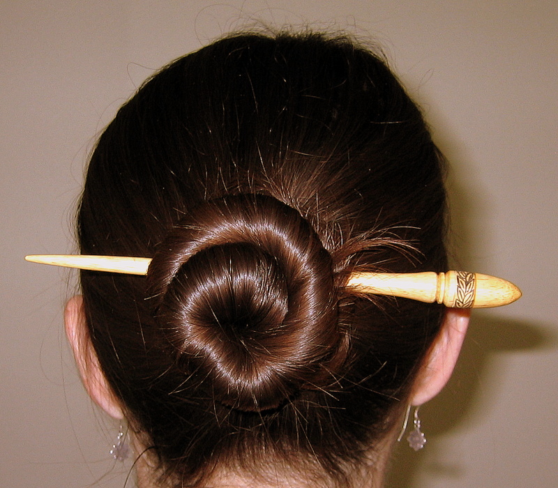 Mini Russian Spindle Hair Stick